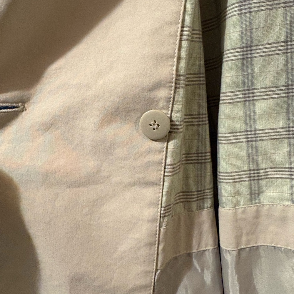 London Fog Women's Beige Double-Breasted Trench Coat - Picture 6 of 12